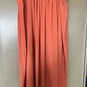 Forever 21 Coral Maxi Skirt